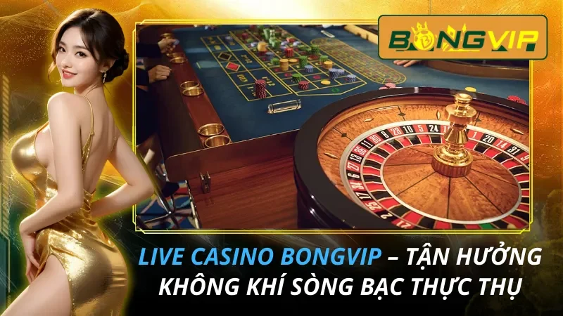 Live Casino – Tận Hưởng Không Khí Sòng Bạc Thực Thụ Tại Bongvip